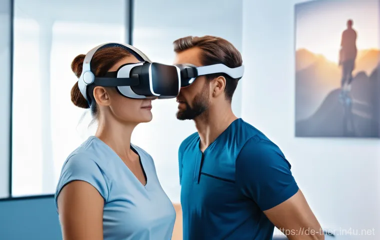 물리치료사와 요양원 근무 - A deeply empathetic scene set in a modern German physiotherapy clinic. A female physiotherapist, dre... 물리치료사와 요양원 근무 - A deeply empathetic scene set in a modern German physiotherapy clinic. A female physiotherapist, dre...