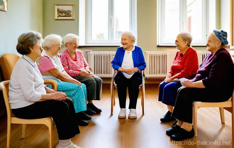 물리치료사와 요양원 근무 - A cutting-edge image illustrating the blend of technology and compassionate care in German physiothe... 물리치료사와 요양원 근무 - A cutting-edge image illustrating the blend of technology and compassionate care in German physiothe...